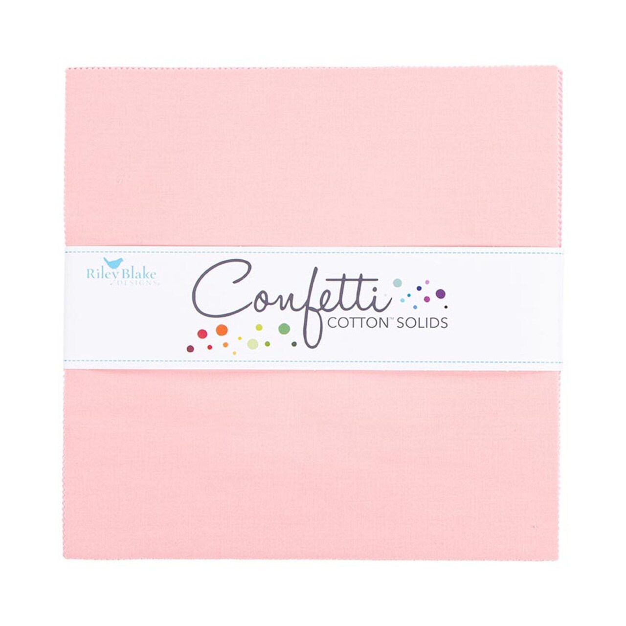 Confetti Cotton 10" Square Pack (Layer Cake / 10" Stacker) in Pretty in Pink by Riley Blake (10-120-PRETTYPINK-42)